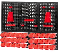 Настенный стеллаж для инструментов Arnezi с крючками и органайзер для метизов R7201350