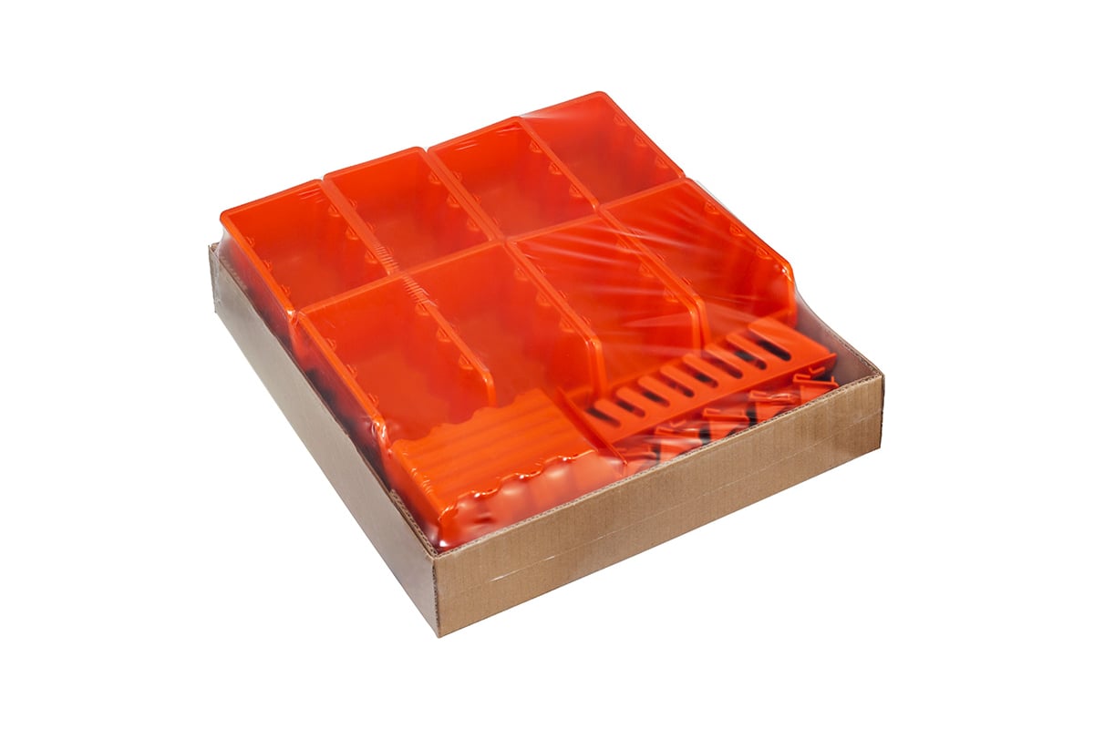 Настенный органайзер с лотками IDEA оранжевый М 2981 - выгодная цена ...