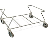 Юнитрейд Подставка (накопитель) для корзин покупательских с перемычками на колесах NEW, 461/455х358х168мм, о. ЮНИТРЕЙД 04.03.013.02.14.0001.00