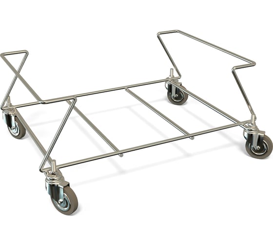 Юнитрейд Подставка (накопитель) для корзин покупательских с перемычками на колесах NEW, 461/455х358х168мм, о. ЮНИТРЕЙД 04.03.013.02.14.0001.00