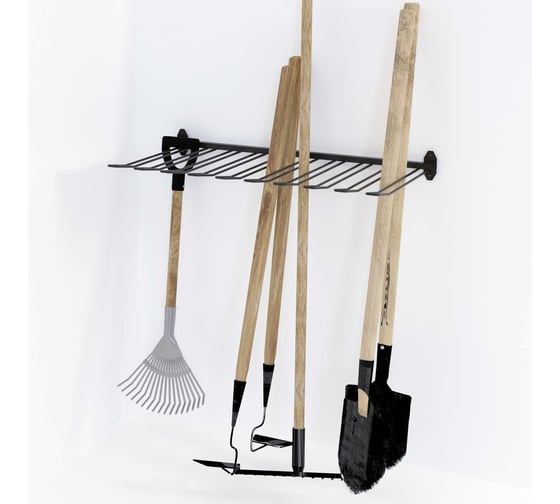 Держатель напольный для хранения садовых инструментов Юнитрейд 02.00.023.01.00.9005.02