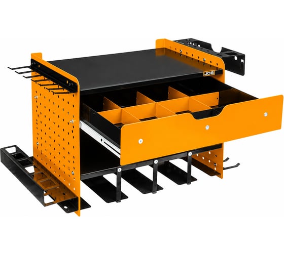 Полка металлическая для инструментов с ящиком JCB  -HANNA 43/2(67977) JCB-HANNA 43/2(67977)