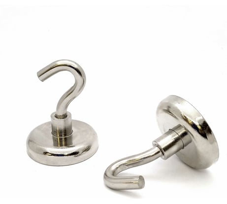 Магнитный крючок Проф-Магнит Е36, сцепление 41 кг, 2 шт. PMYP-Е-36