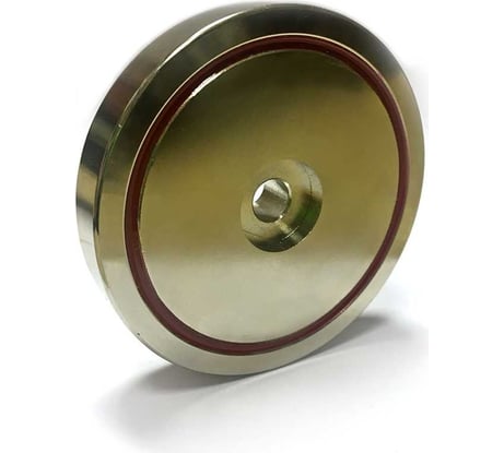 Магнитное крепление с отверстием Проф-Магнит В75, сцепление 155 кг, 1 шт. PMYP-B-75