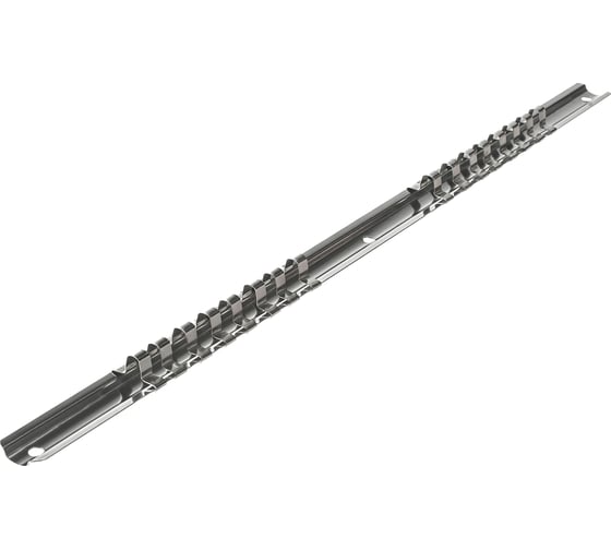 Держатель головок 1/4" стальная рейка 16шт JTC-3722