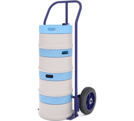 Тележка грузовая RUSKLAD "Кега 3" с литыми колёсами d250мм (440x281x1160) Кега 3 литые 250