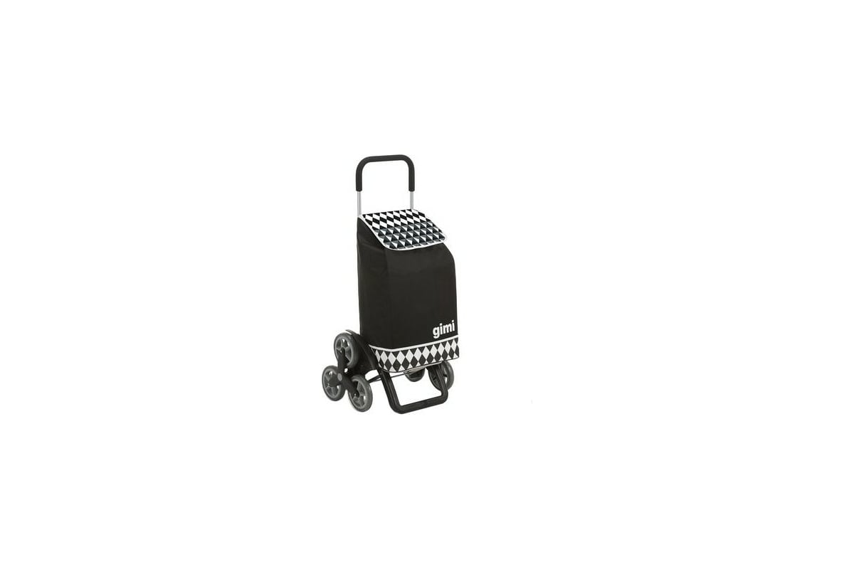 Сумка-тележка GIMI TRIS Optical черная 154315/154623 - выгодная цена ...