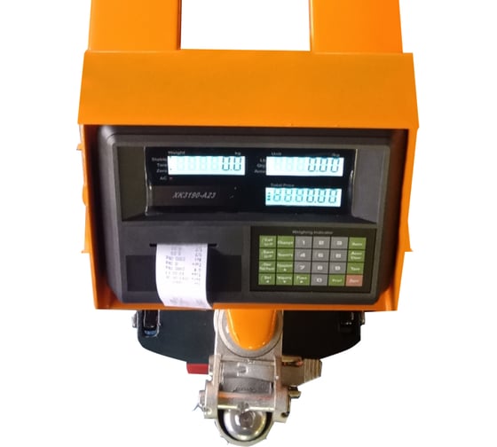 Гидравлическая тележка с весами и принтером PROLIFT CWP30, грузоподъемность 3000 кг, вилы 1150x555 мм, колеса полиуретан
