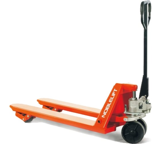 Гидравлическая тележка Noblelift AC25HB 540x1150, PU+PU, tandem, handle brake 200067