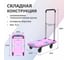 Грузовая платформенная складная тележка СТЕЛЛА-ТЕХНИК грузоподъемность 90 кг FF-XS-Rose 18