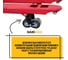 Ручная тележка для поддонов Nariman 2,5 т, 550x1150 мм,резиновые колеса 2,5 TON(550*1150mm)резина 4