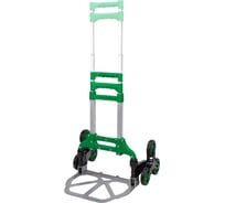 Ручная складная тележка с телескопической ручкой Rockforce грузоподъемность 80 кг, 500x485x995 мм в разложенном положении, 385x280 рабочая площадка, 100 мм-Ø колес RF-GZS80AA-6W(57771)