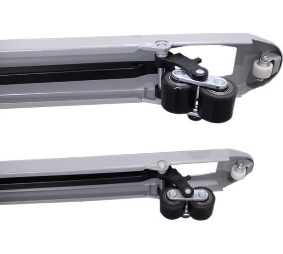 Гидравлическая тележка TISELTECHNICS T20-115 PU/PU 2000 кг, 200 мм, 1150x550 мм НФ-00001415