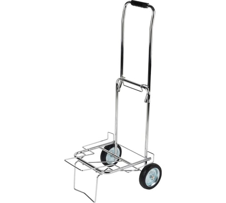 Тележка Рыжий кот BMC-12LS хромированная, металлические колеса 70кг 0 93522