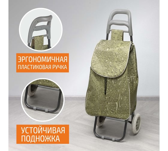 Тележка с сумкой Рыжий кот A204 Aqua 30 кг 00 2247