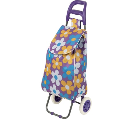 Тележка с сумкой Рыжий кот A204 Васильки 30 кг 0 93540