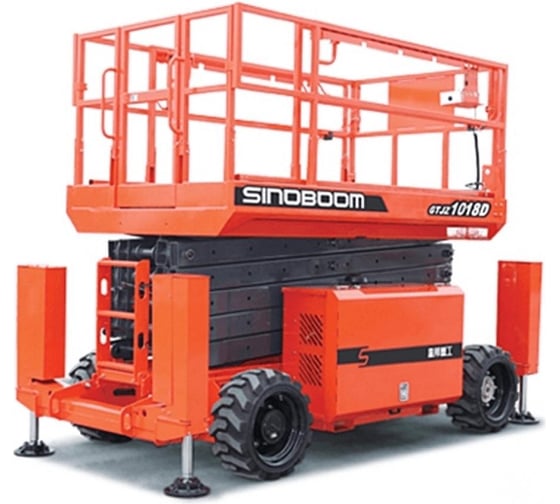 Ножничный самоходный подъемник Sinoboom GTJZ1018D
