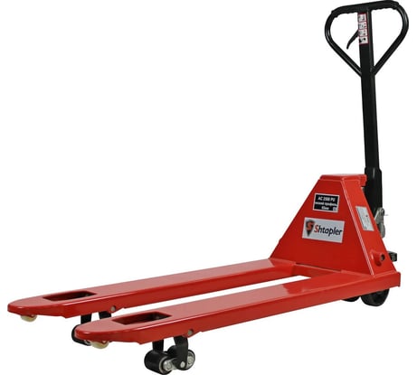Ручная гидравлическая тележка Shtapler AC 2500 PU (низкопрофильная 65 мм) 71049108