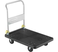 Тележка платформенная с ручкой MFK-TORG 150 кг, черная FD150-BK