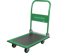 Тележка платформенная ручная складная Rockforce г/п 150 кг, 735х470х830, 100 мм диаметр колес RF-PZS150(57668)
