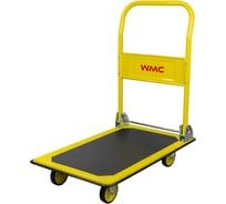 Тележка платформенная ручная складная WMC TOOLS г/п 150 кг, 735х470х830, 100 мм диаметр колес WMC-PZS150(57746)