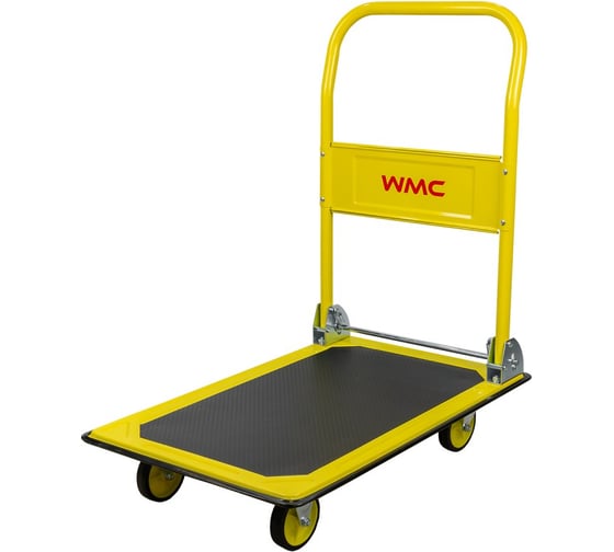 Тележка платформенная ручная складная WMC TOOLS г/п 150 кг, 735х470х830, 100 мм диаметр колес WMC-PZS150(57746) 1