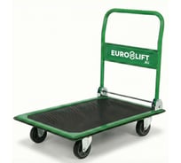 Платформенная стальная тележка EURO-LIFT ТН150 г/п 150 кг, диаметр колеса 100мм 00000248