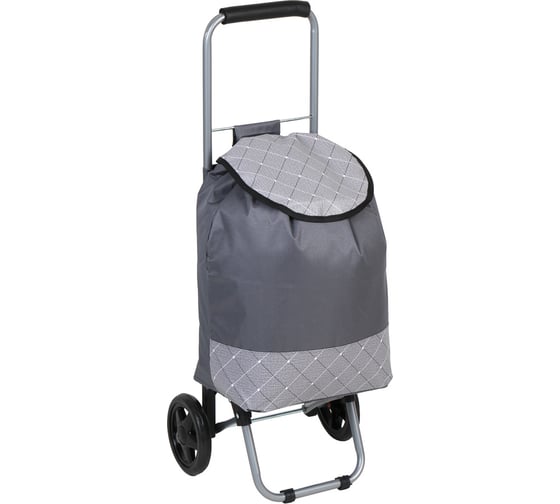 Тележка + сумка VETTA до 30 кг, 30x22x86 см, 21 л, брезент, колеса ЭВА d14,5 см, 1 цвет 467-249 1
