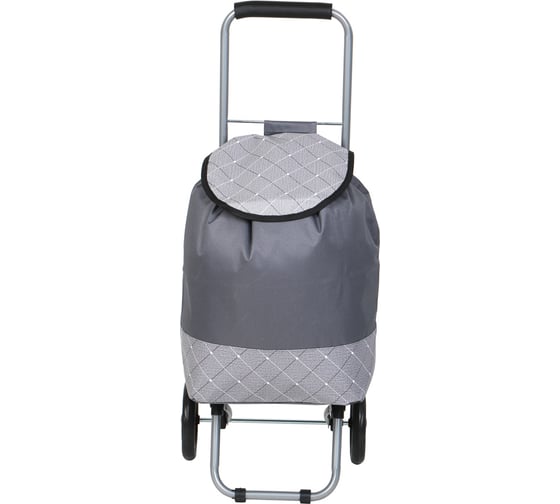 Тележка + сумка VETTA до 30 кг, 30x22x86 см, 21 л, брезент, колеса ЭВА d14,5 см, 1 цвет 467-249