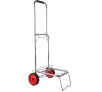 Тележка для сумок VETTA грузоподъемность 40 кг, металл, 95x35x46 см, колеса d14 см, хром 467-002