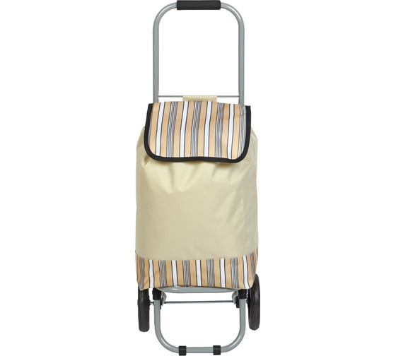 Тележка + сумка VETTA до 15кг, 27x32x88см, 22л, брезент, колеса ЭВА d15см 467-019
