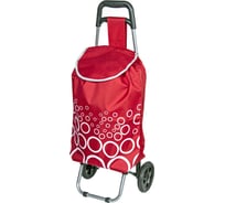 Сумка-тележка хозяйственная красная РемоКолор 92x35x28см, колёса D150мм, сталь, (шт.) 66-8-031