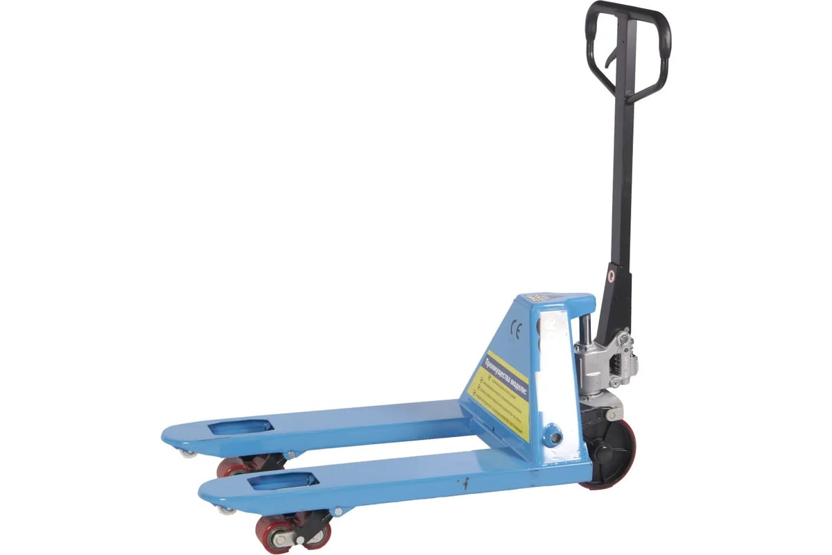 Гидравлическая тележка TOR RHP BF 2500, 1500х550 мм полиуретановые ...