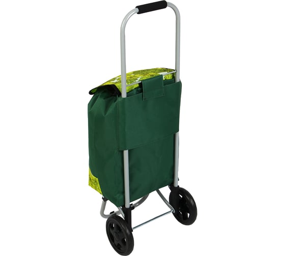 Тележка + сумка VETTA до 20 кг, 27x32x88 см, 24 л, полиэстер, металл, колеса ЭВА d15 см, 3 дизайна 467-164