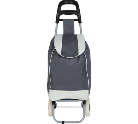 Тележка+сумка VETTA до 30 кг, 36x26x94 см, 28 л, брезент, колеса ЭВА d16 см, 1 цвет 467-248