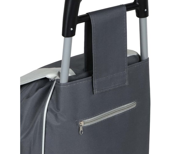 Тележка+сумка VETTA до 30 кг, 36x26x94 см, 28 л, брезент, колеса ЭВА d16 см, 1 цвет 467-248
