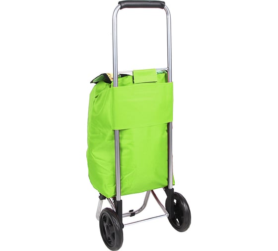 Тележка+сумка VETTA до 30 кг, 30x22x86 см, 21 л, брезент, колеса ЭВА d14,5 см 467-018