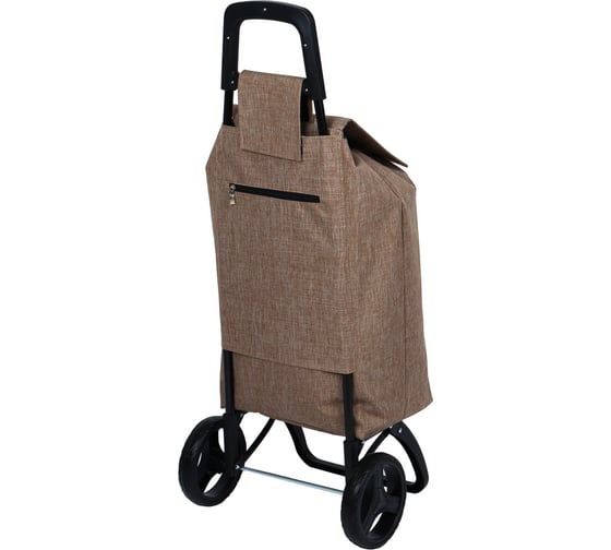 Тележка c сумкой VETTA до 30 кг, оксфорд 300D, 95x41x33 см, сумка 36,5x23x57 см, 45 л, колесо d17 см 467-236