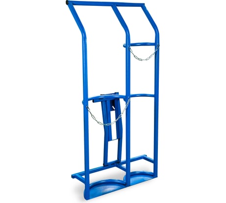 Тележка для баллонов пропан + кислород TOR ТГК-П, 2 баллона без колес 1010044