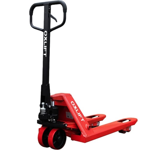 Ручная гидравлическая тележка коротковильная OXLIFT OX25-L800 800 мм 2500 кг 789930