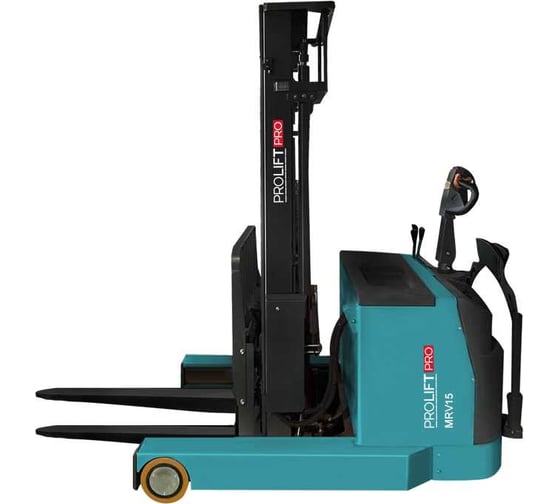 Электрический самоходный штабелер PROLIFT PRO с выдвижной мачтой, г/п 1500 кг, высота подъема 3500 мм, АКБ 270 Aч MRV1535