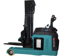 Самоходный штабелер PROLIFT с выдвижной мачтой PRO г/п 1600кг, в/п 5000 мм, колеса литой полиуретан, АКБ 202 Ah li-ion MRV1650 li-ion