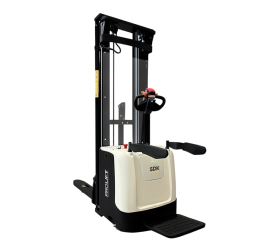 Самоходный электрический штабелер PROLIFT SDK1645 M2 Li-ion с платформой для оператора, г/п 1600 кг, высота подъема 4500 мм, АКБ 150 Ач SDK1645 M2 Li-ion FFL