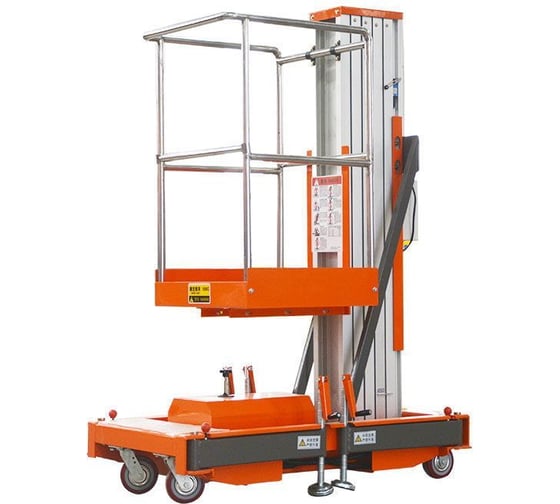Мачтовый телескопический подъемник TOR GTWY-1202S DC автономный, 200 кг, 12 м 1015941