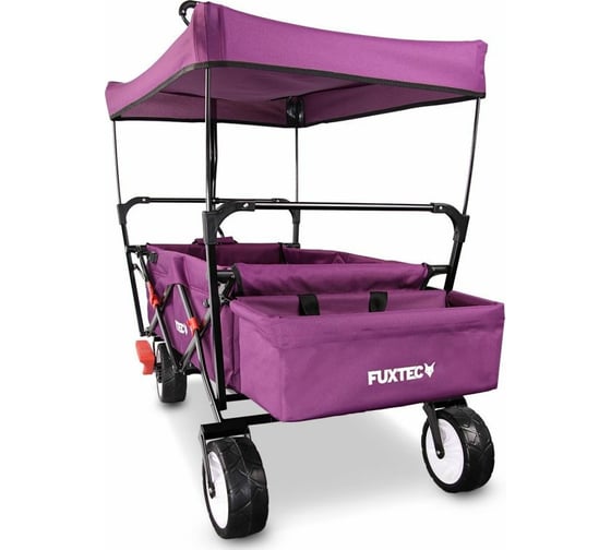 Ручная фиолетовая тележка с навесом FUXTEC FX-CT350P