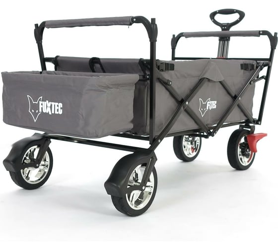 Ручная серая тележка с навесом FUXTEC FX-CT-500AGB