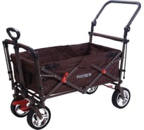 Ручная коричневая тележка с навесом FUXTEC FX-CT700B