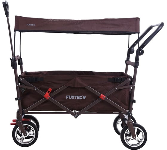 Ручная коричневая тележка с навесом FUXTEC FX-CT700B