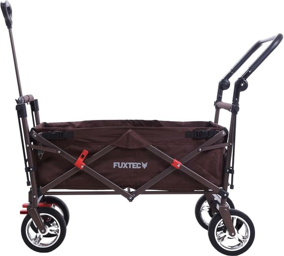Ручная коричневая тележка с навесом FUXTEC FX-CT700B