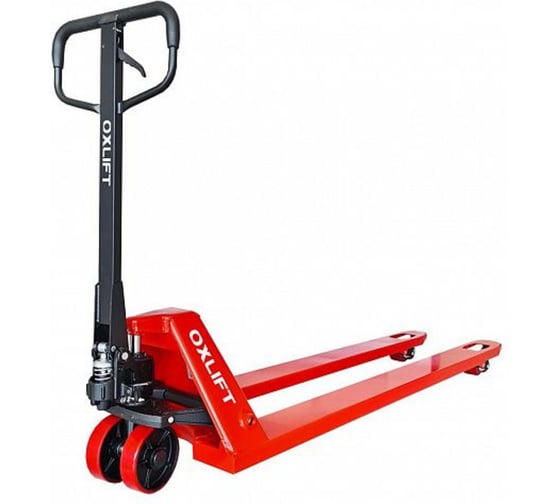 Ручная гидравлическая тележка OXLIFT OX20-L2000 Длинновильная 2000 мм, 2000 кг 790570